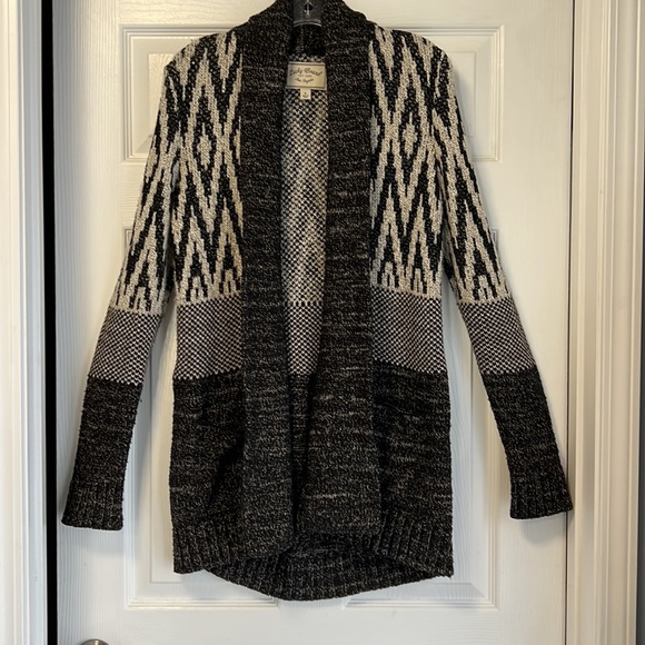 Lucky Brand Sweaters - - Lucky Brand Stargazer Wool Blend Open Cardigan S